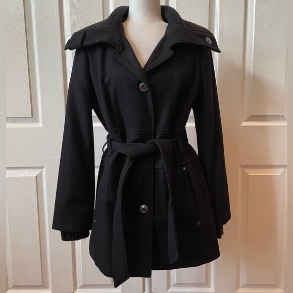 Calvin Klein Jackets & Blazers - Black Women’s Car Coat by Calvin Klein size 12 GUC